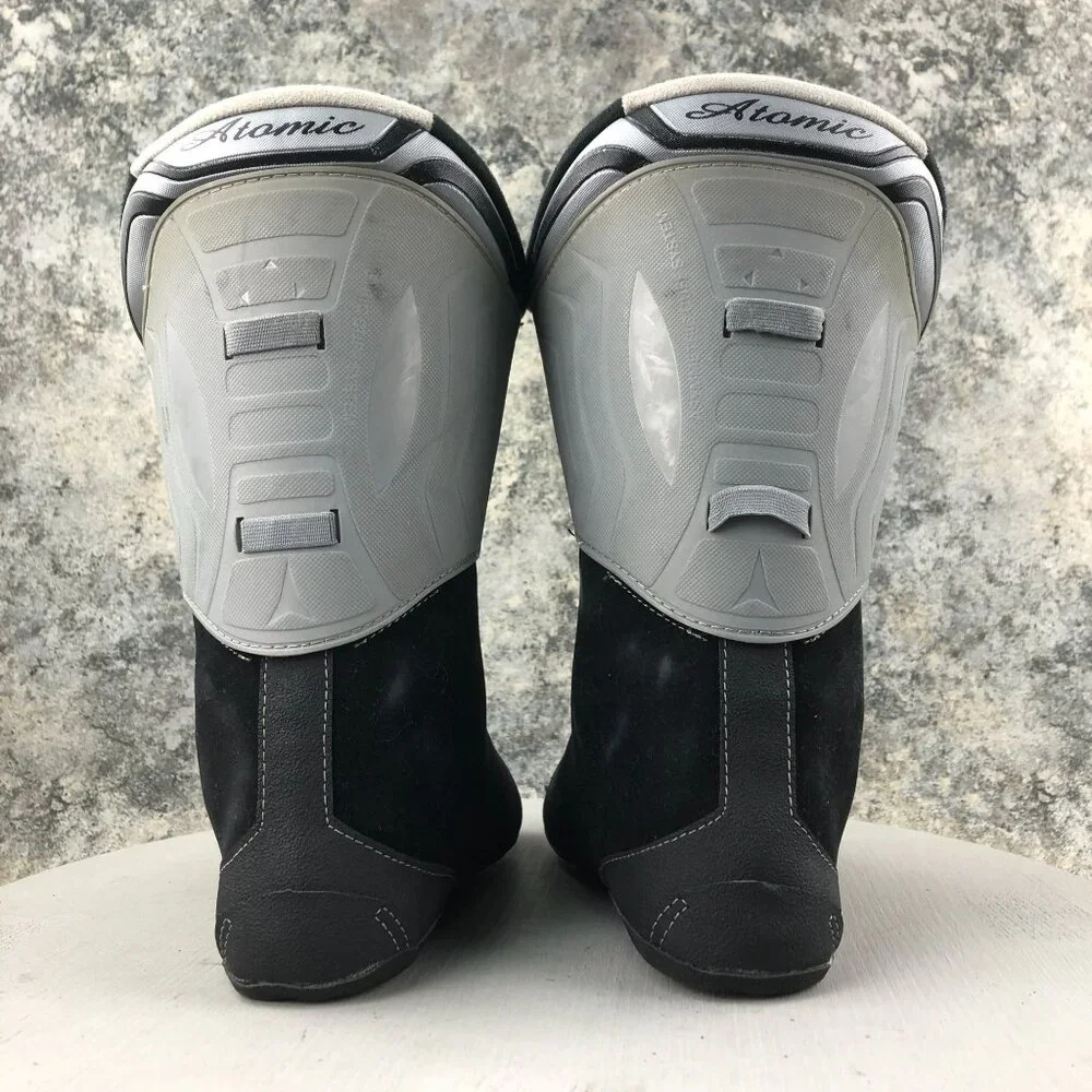 Atomic Women's Size 24 (US 6.5) Black Grey Extended Toebox Winter Ski Boots